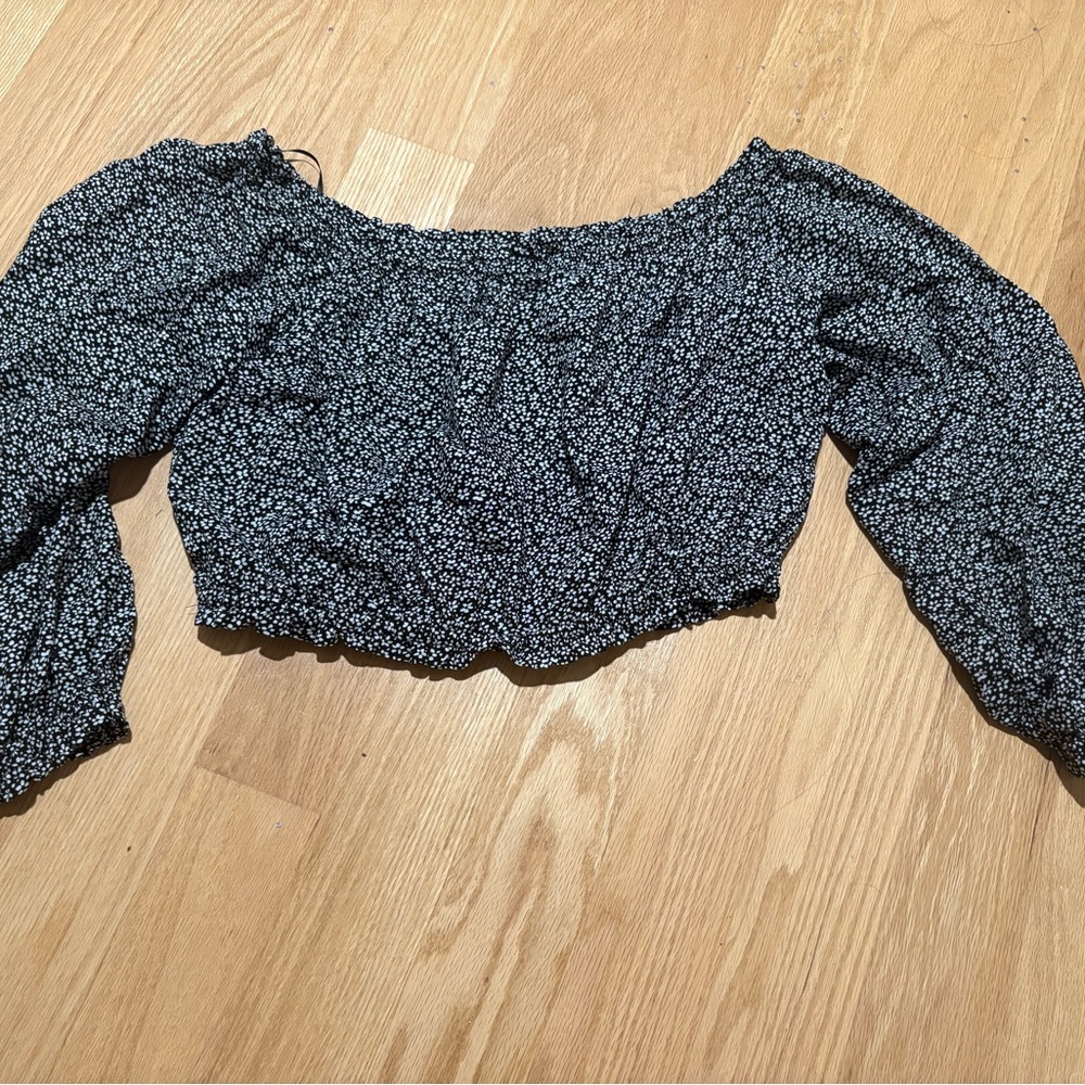 Off-the-Shoulder Crop Top